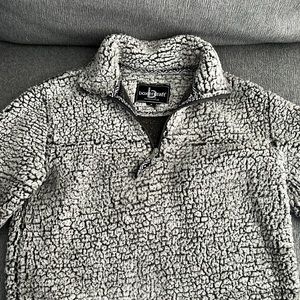 Boxer Craft 3-Quarter Zipper Pull Over Sherpa